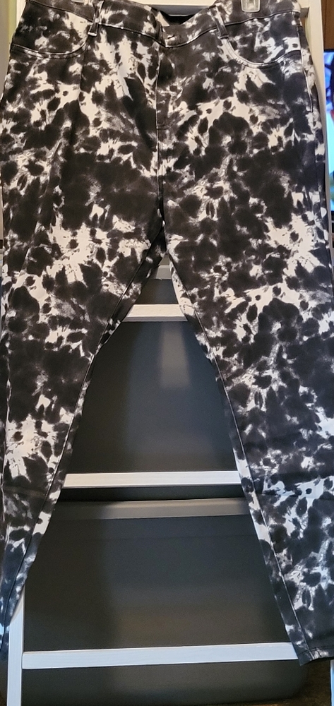 Cow print jeggings  XXL